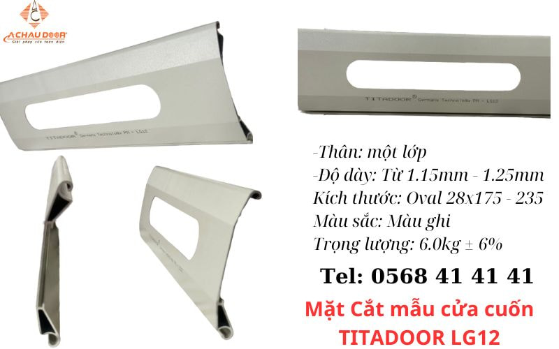 Cửa Cuốn Đức Titadoor LG12 Khe Thoáng Bền Đẹp Giá Tốt