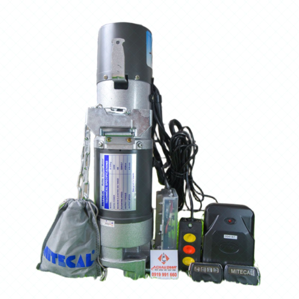 Motor Cửa Cuốn MITECAL 1000KG Bền Bỉ, Tiết Kiệm, Vận Hành Êm 