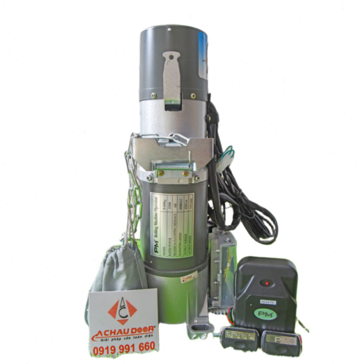 Motor cửa cuốn Đài Loan PM 600Kg bền bỉ nhanh nhạy giá tốt 