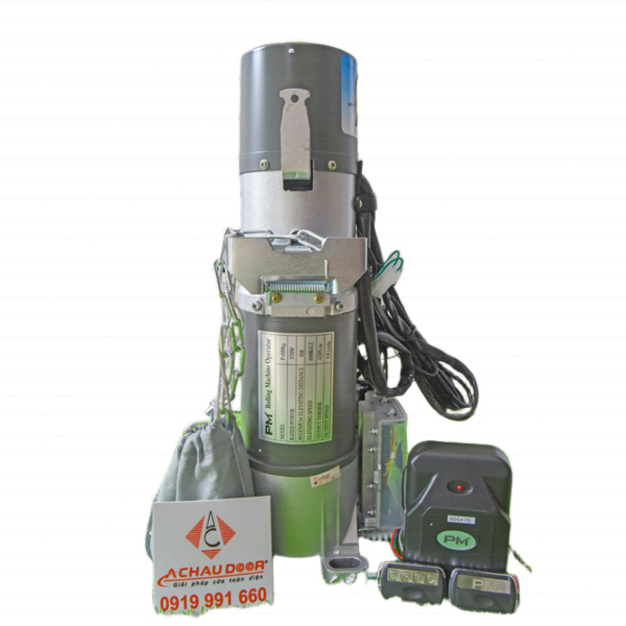 Motor cửa cuốn liên doanh Đài Loan bền bỉ 400Kg giá tốt 