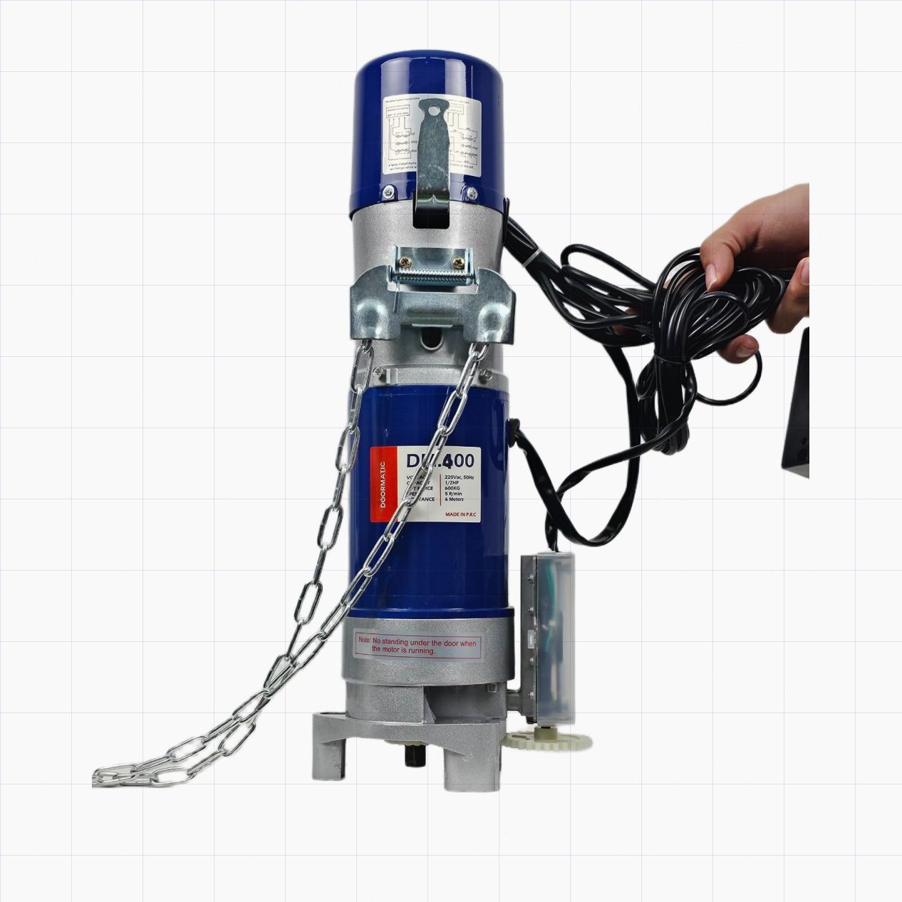 Motor cửa cuốn DoorMatic 400kg chính hãng bền bỉ giá tốt 