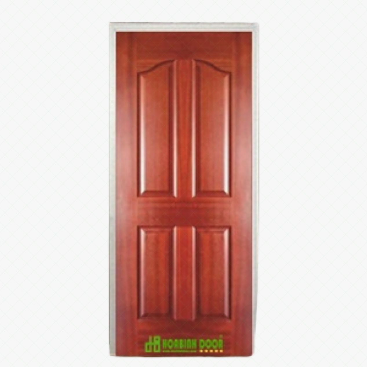 Cửa gỗ HDF veneer HCM KD.4A-Căm Xe chất lượng cao giá tốt 