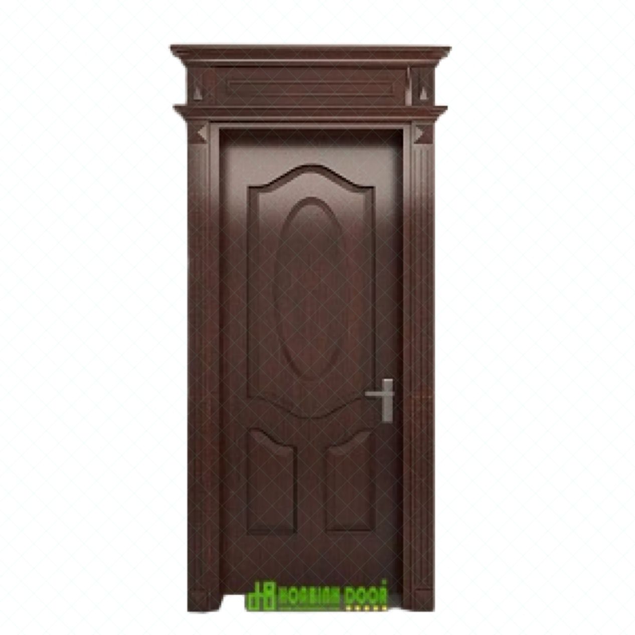 Cửa gỗ HDF veneer cao cấp KD.3A-Căm Xe bền đẹp giá tốt 
