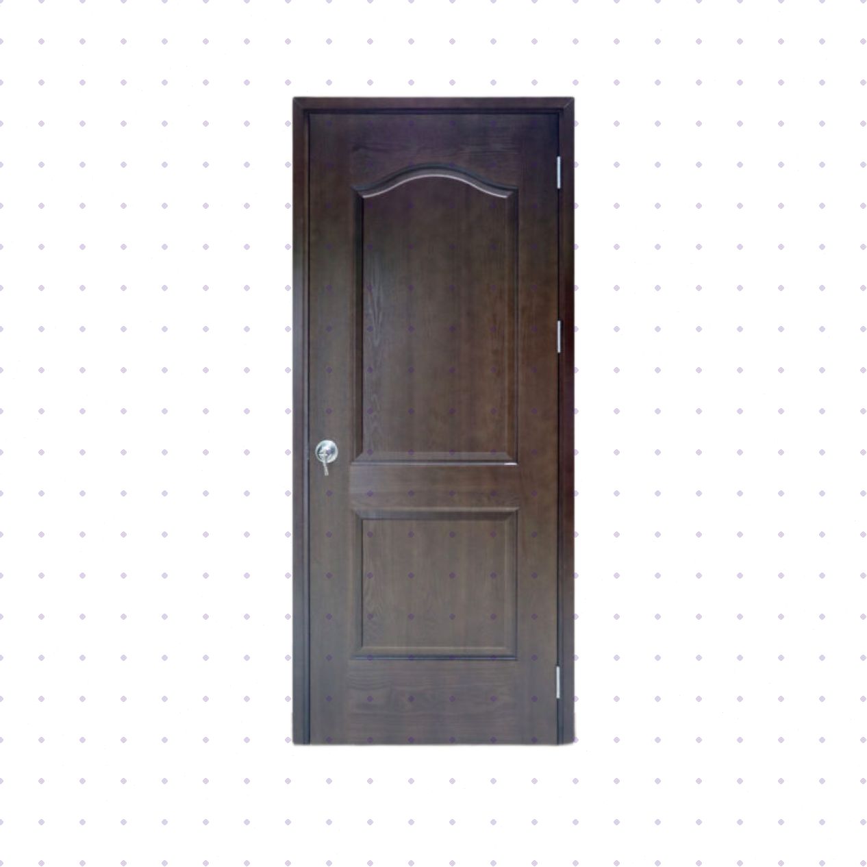 Cửa gỗ HDF Veneer 2A Nâu bền đẹp giá tốt mua ngay 