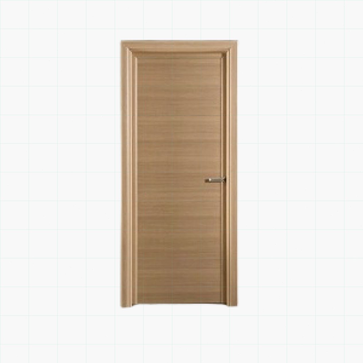 Cửa gỗ MDF phủ Laminate bền đẹp KD.M1N giá tốt khuyến mãi 