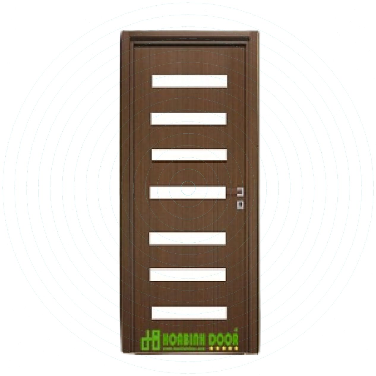 Cửa gỗ MDF phủ laminate KD.GL7 bền đẹp giá tốt vận chuyển nhanh 