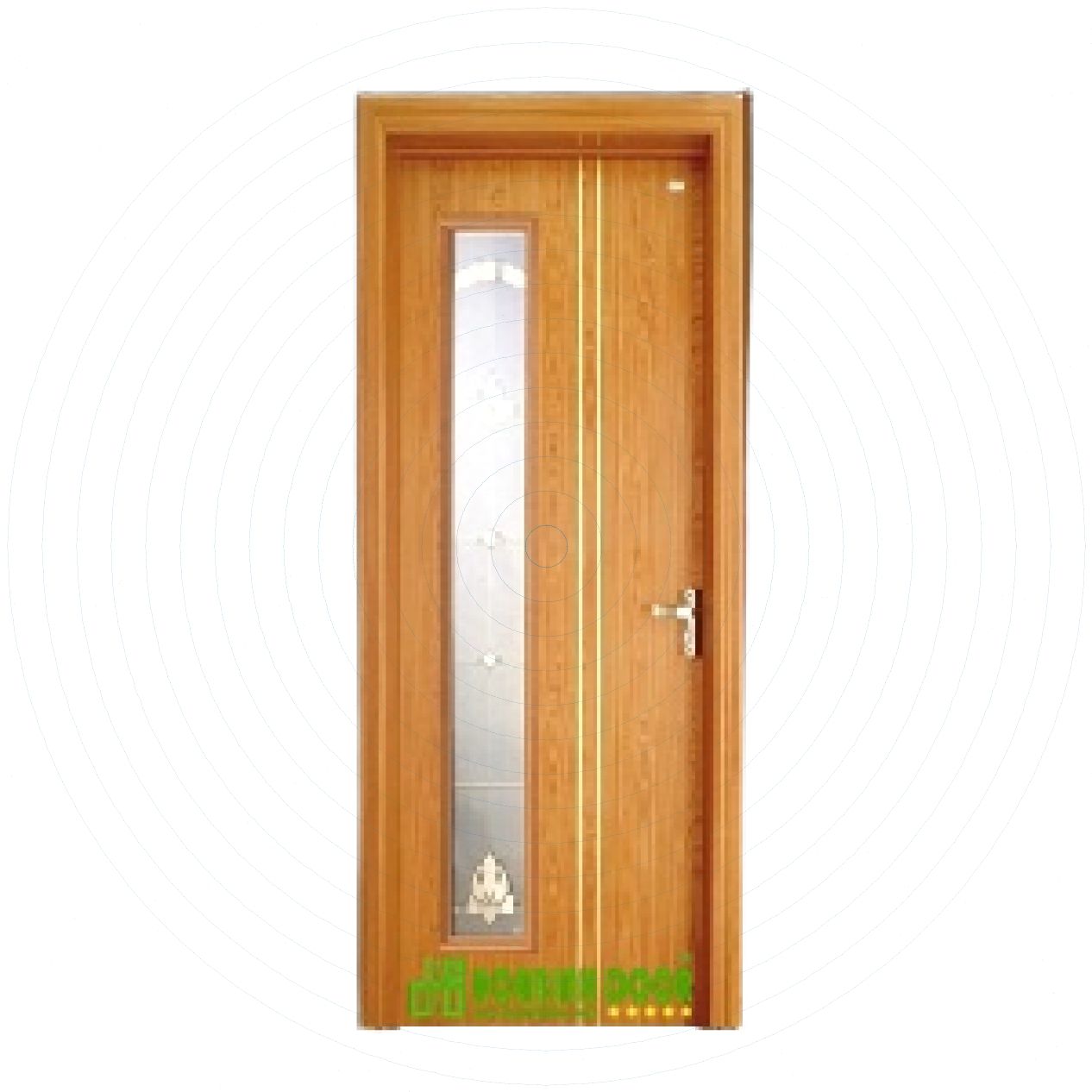 Cửa gỗ MDF Melamine bền đẹp giá tốt KD.R2GL mua ngay 