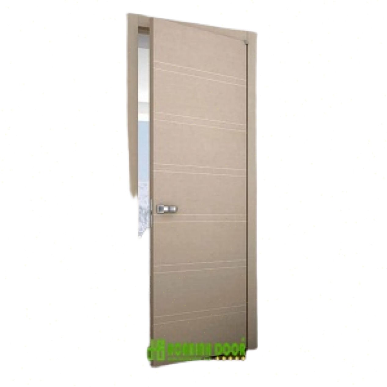 Cửa gỗ MDF phủ melamine KD.M1R13 cao cấp bền đẹp giá tốt 