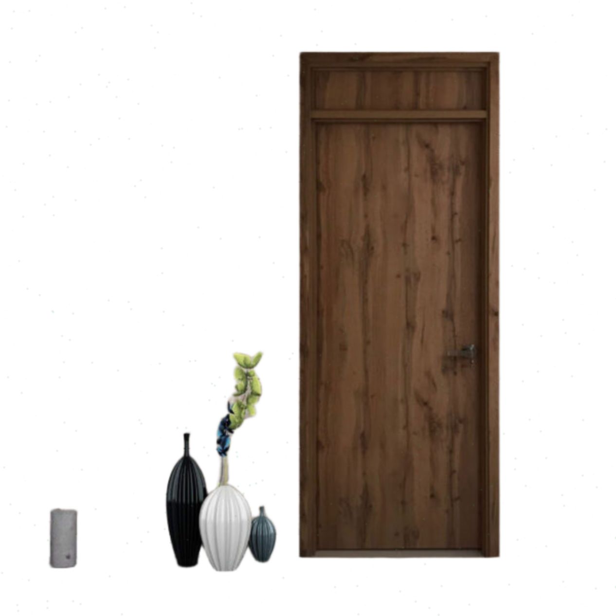 Cửa gỗ công nghiệp MDF phủ Melamine HB.PT-427RL bền đẹp sang trọng 