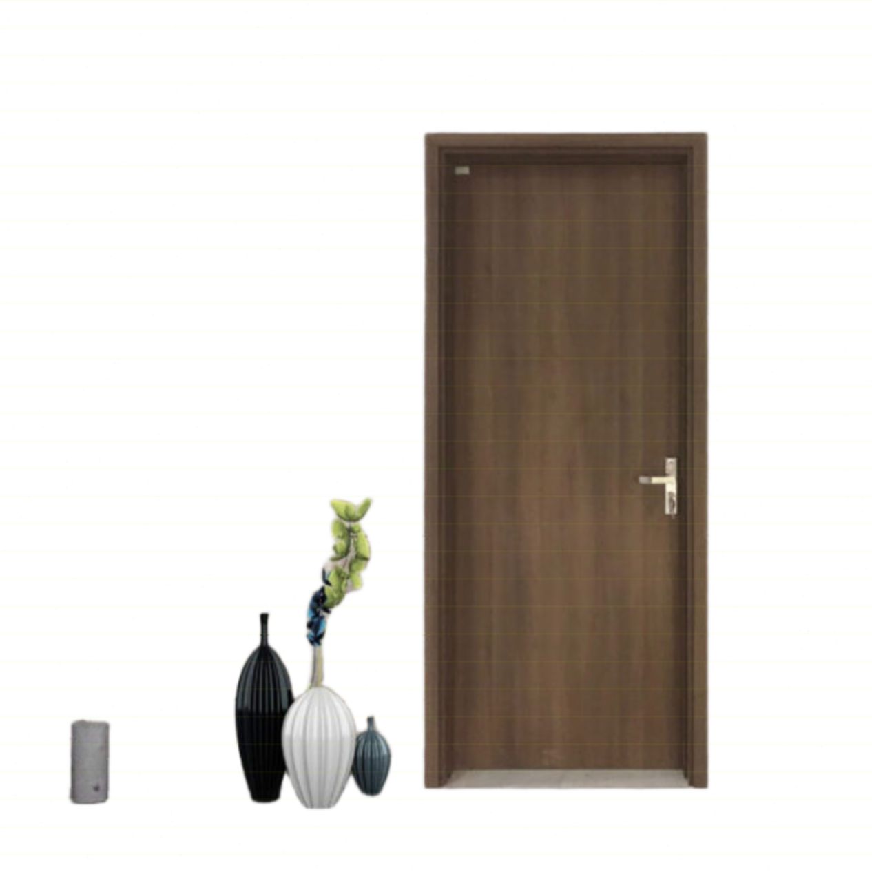 Cửa gỗ MDF công nghiệp phủ melamine chống trầy HB.P-502MM 