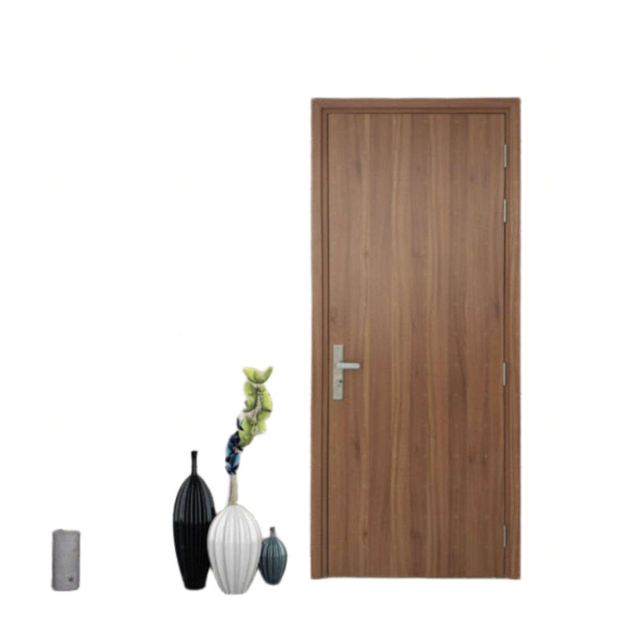 Cửa gỗ MDF phủ melamine HB.P-448NWG bền đẹp, giá tốt 