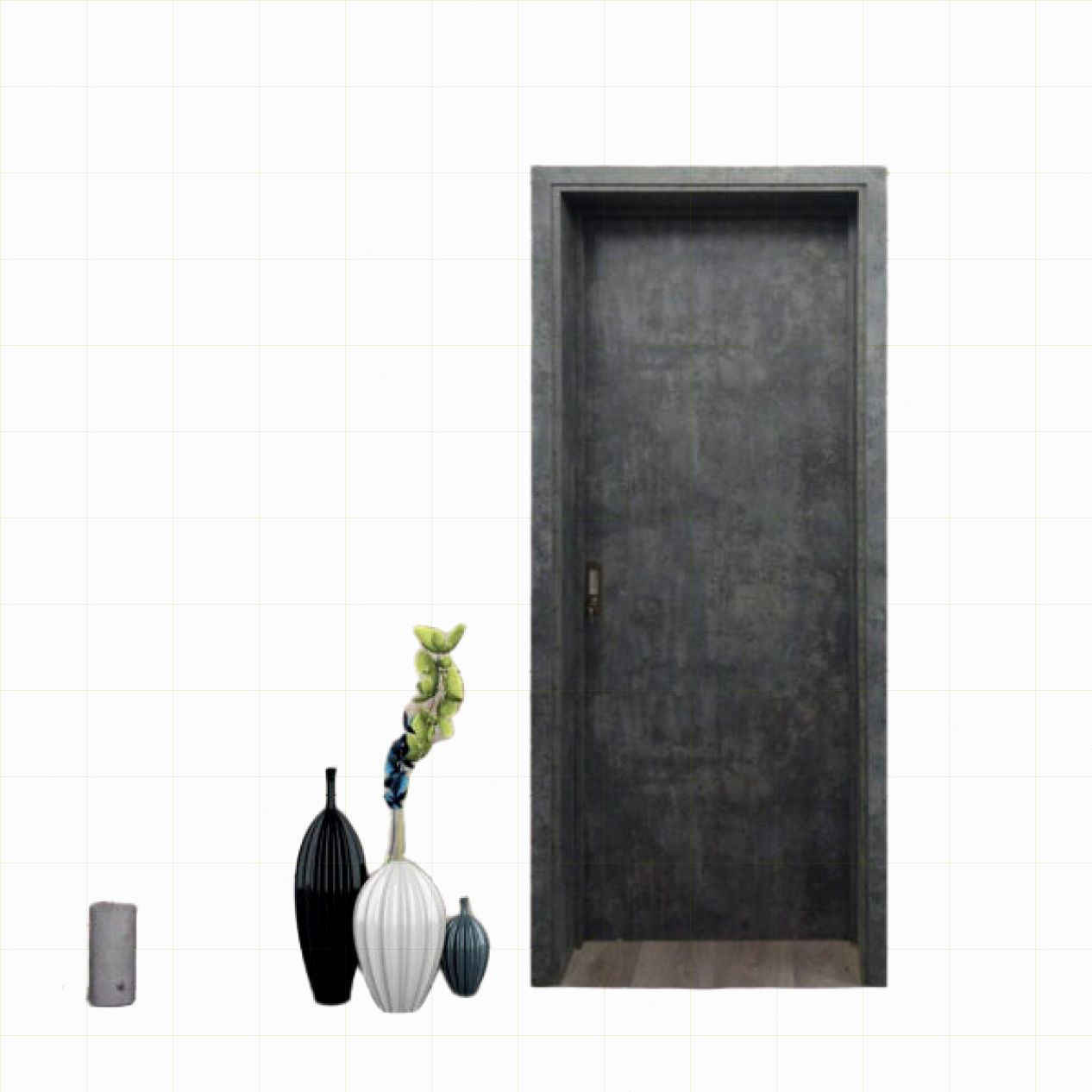 Cửa gỗ MDF phủ Melamine HB.P-430PT bền đẹp, giá tốt 