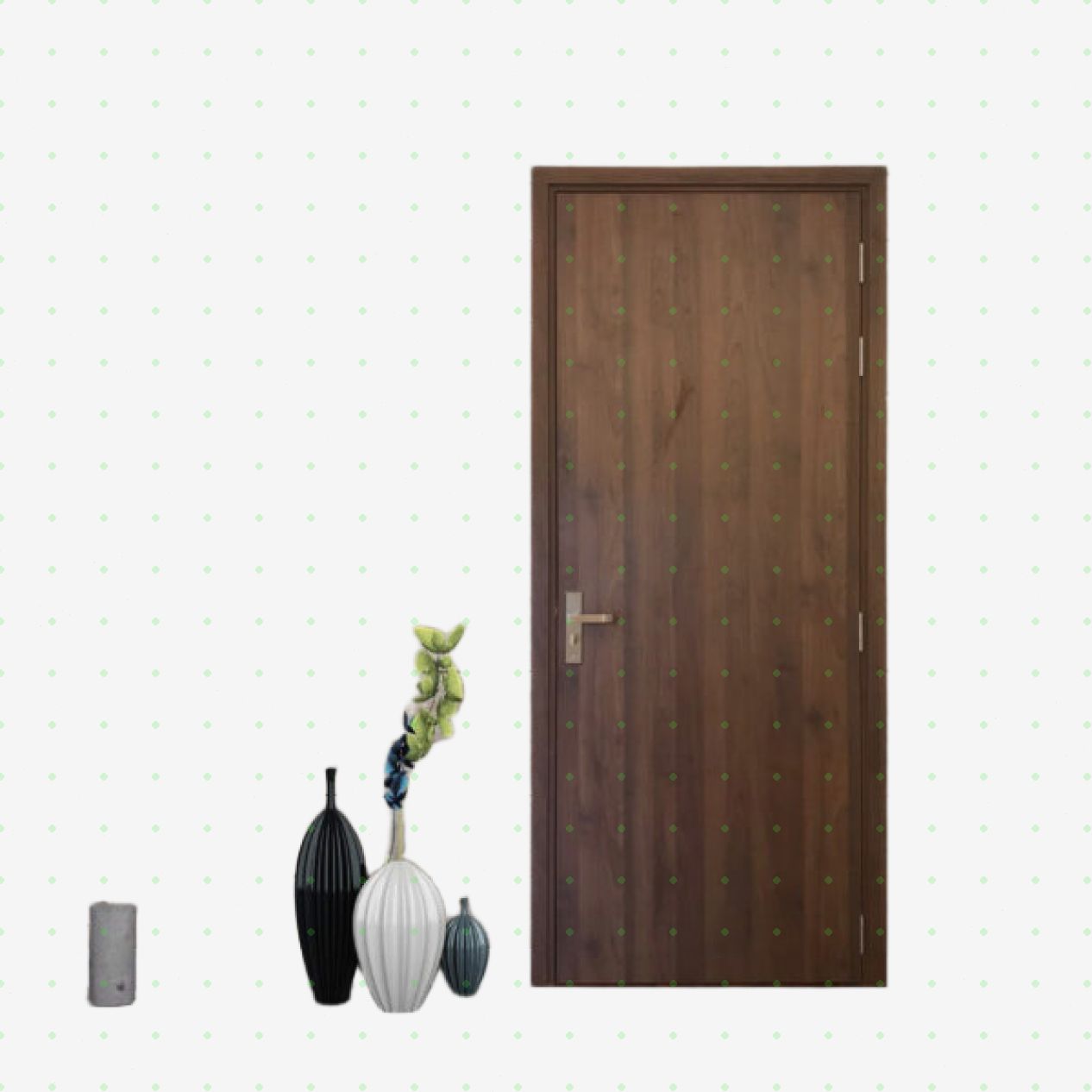 Cửa gỗ MDF phủ melamine HB.P-426SC bền đẹp giá tốt 