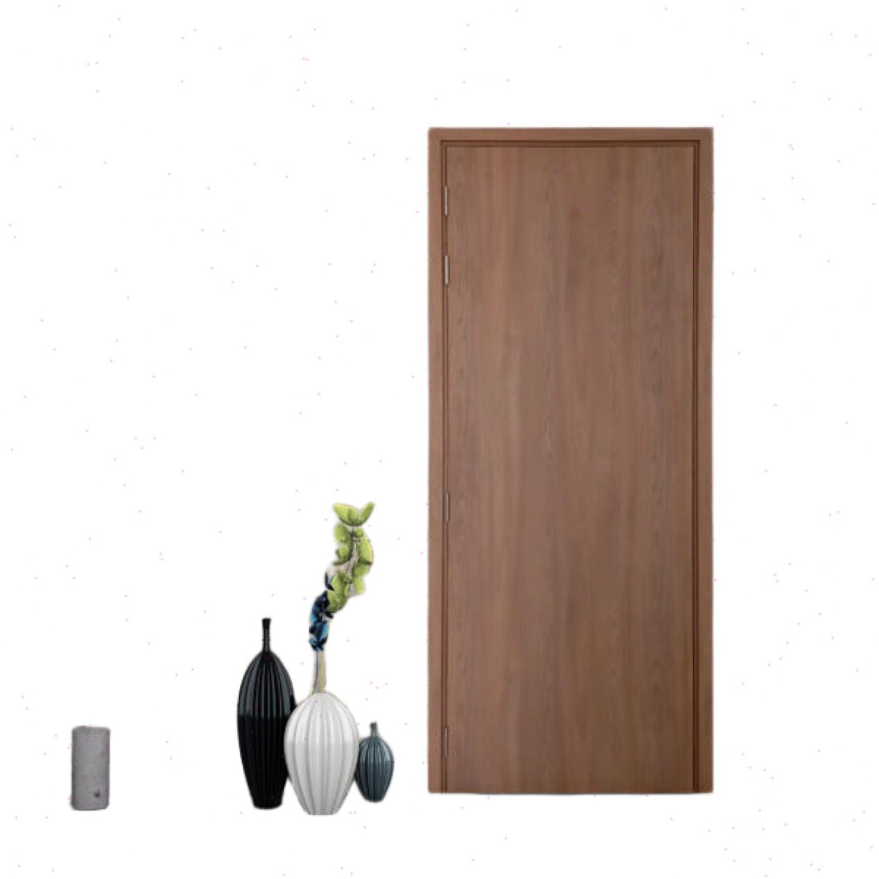 Cửa gỗ MDF phủ melamine HB.P-422RM bền đẹp giá tốt 