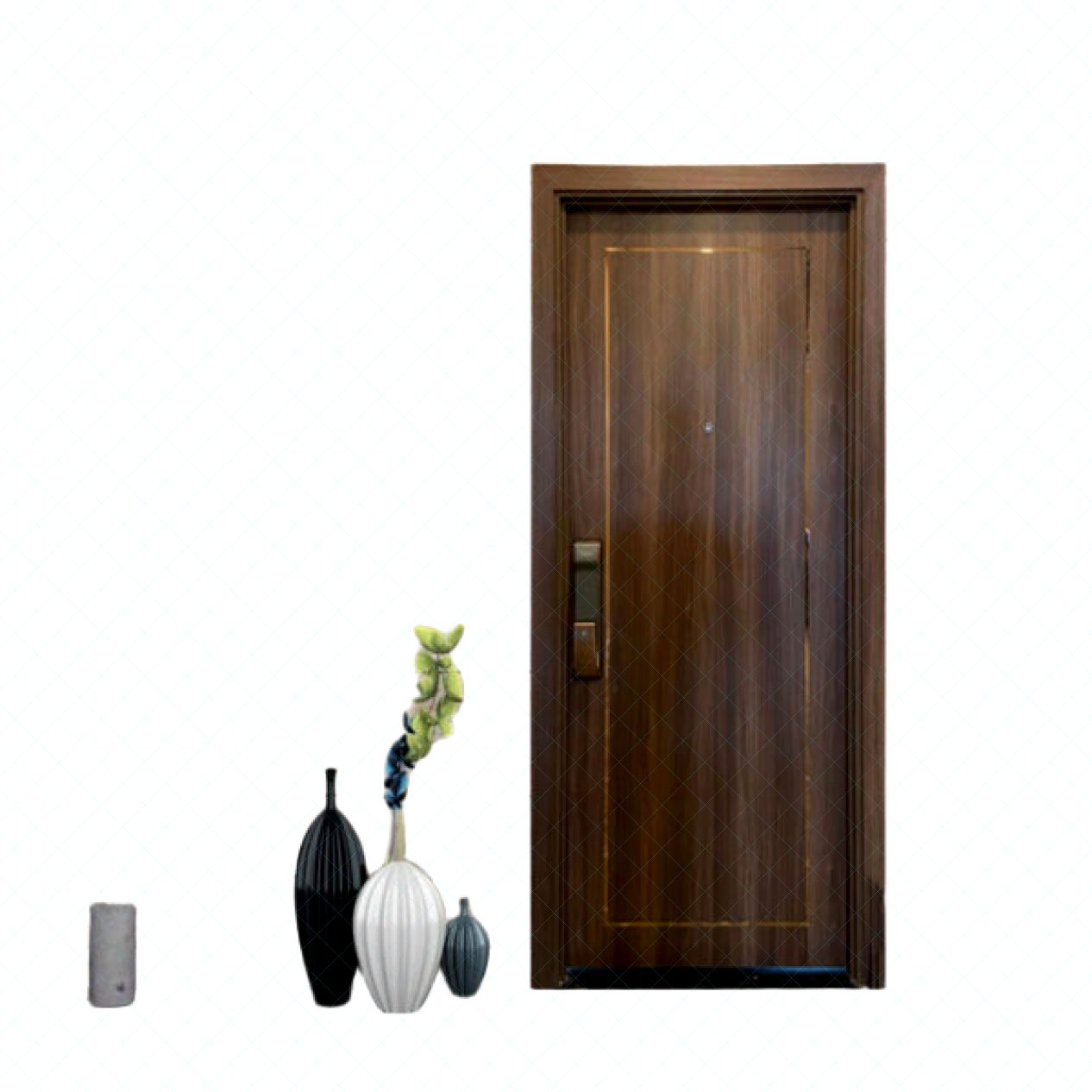 Siêu bền cửa gỗ MDF phủ Melamine HB.P-407P giá tốt, sang trọng 