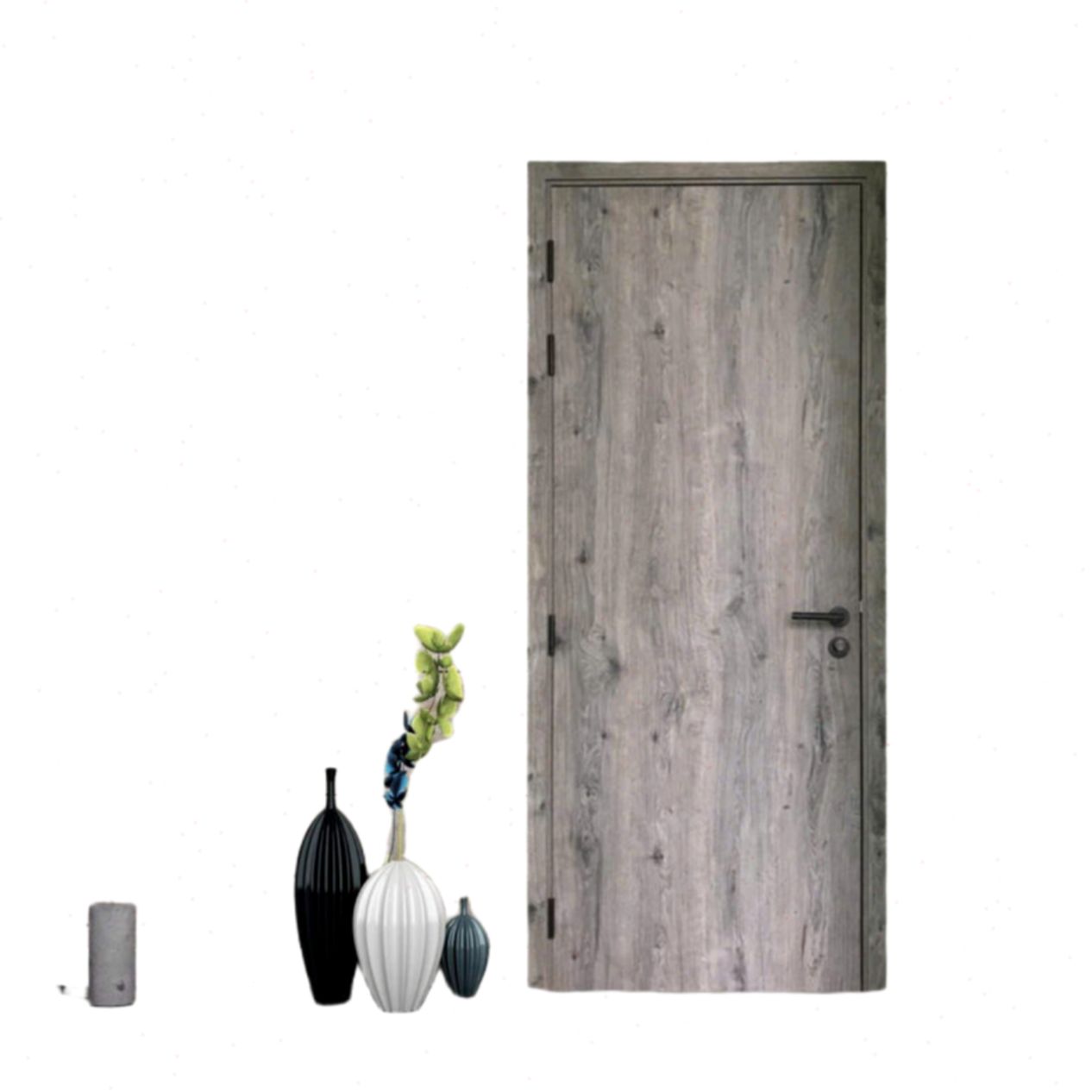 Cửa gỗ MDF phủ melamine HB.P-4025RL bền đẹp giá tốt 