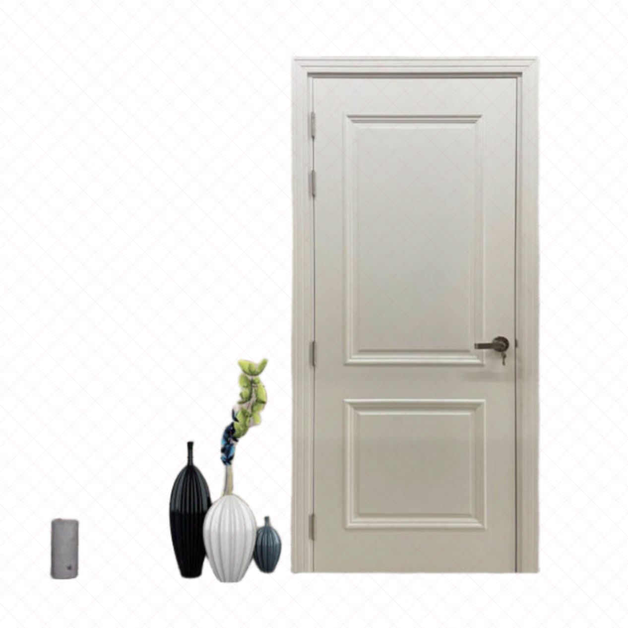 Cửa gỗ MDF cao cấp HB-PN-2 Sơn Luxury đẹp bền giá tốt 