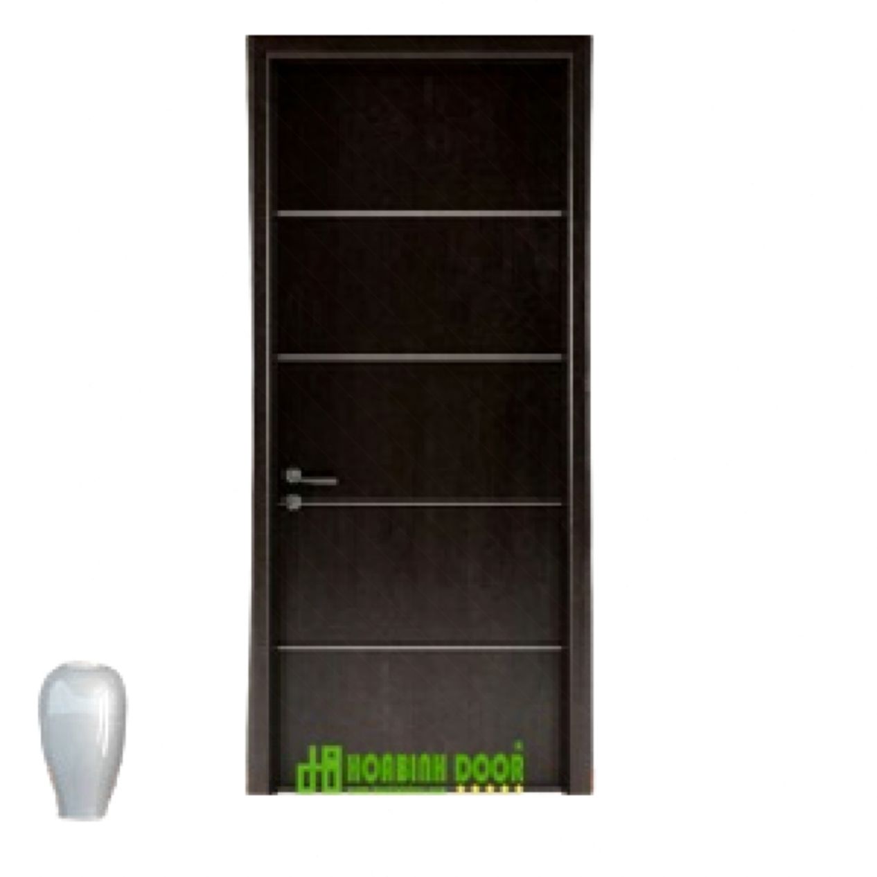 Cửa MDF phủ veneer KD.P1R4A bền đẹp giá tốt giao nhanh 