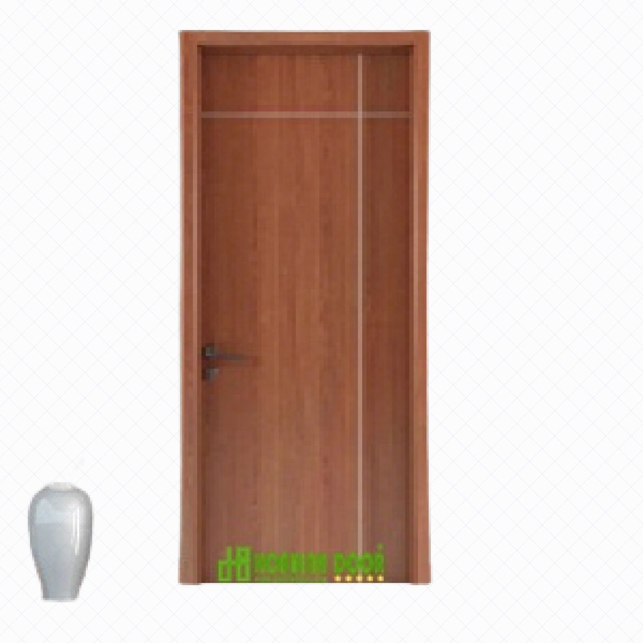 Cửa gỗ MDF phủ veneer chất lượng cao, bền đẹp, sang trọng 