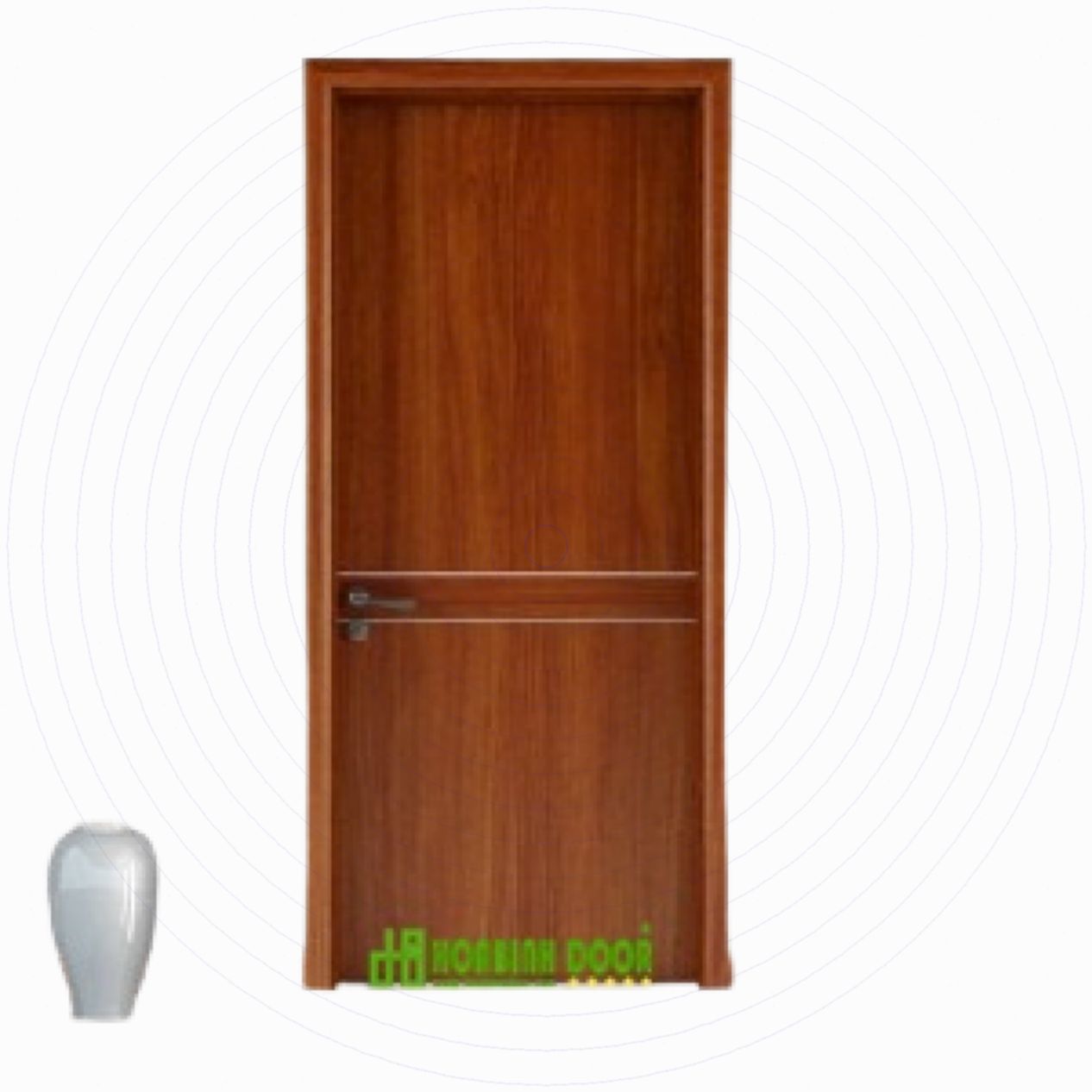 Cửa gỗ công nghiệp MDF phủ veneer cao cấp bền đẹp giá tốt 
