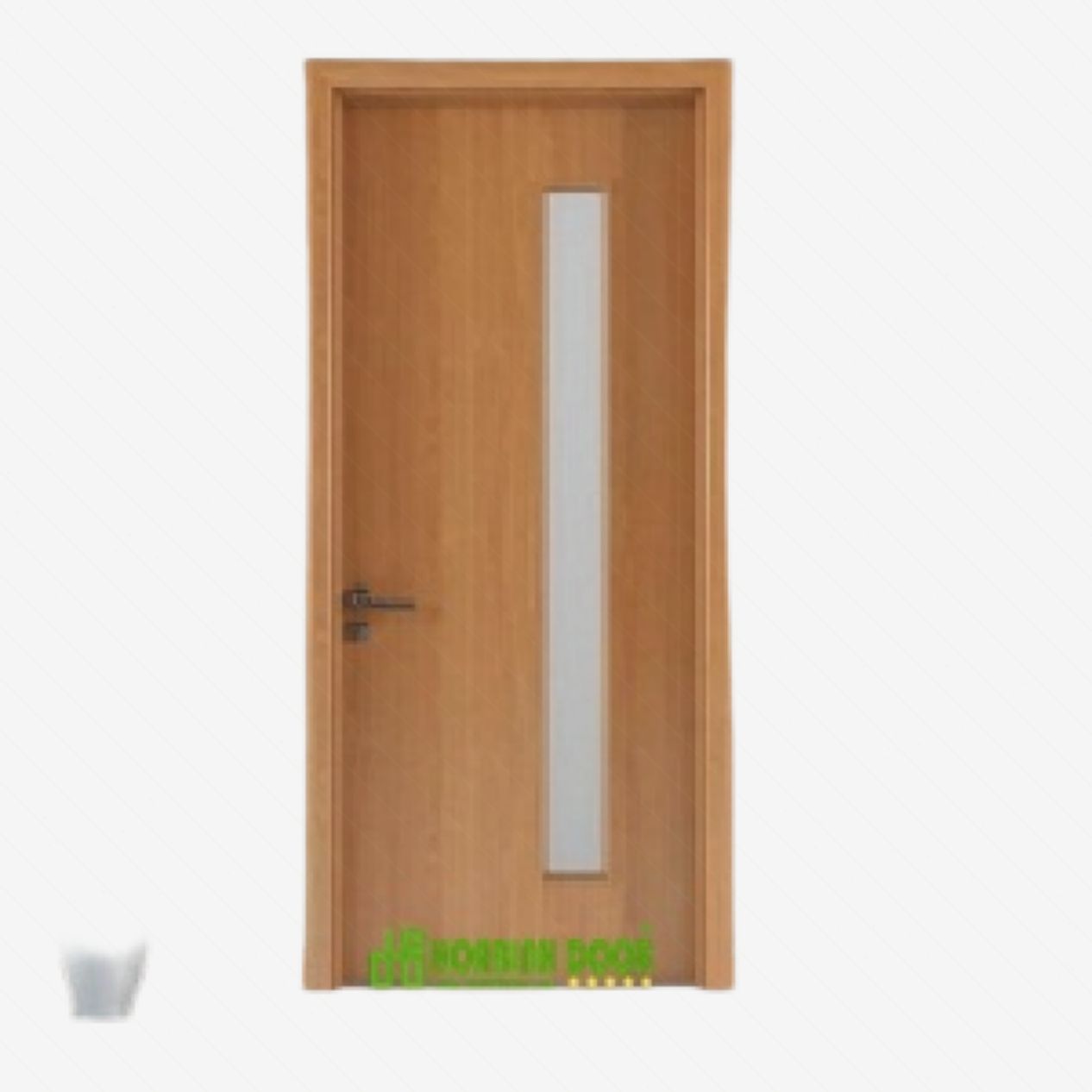 Giá cửa gỗ MDF phủ veneer KD.P1GLB chất lượng bền đẹp 