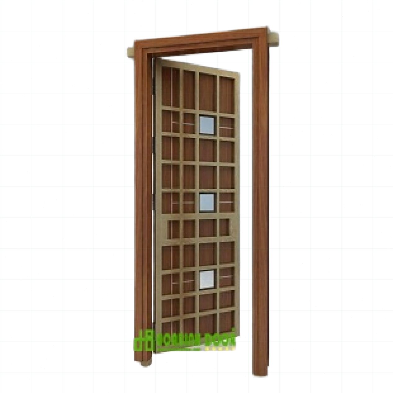 Cửa gỗ MDF phủ PVC bền đẹp chống ẩm giá tốt giao nhanh 