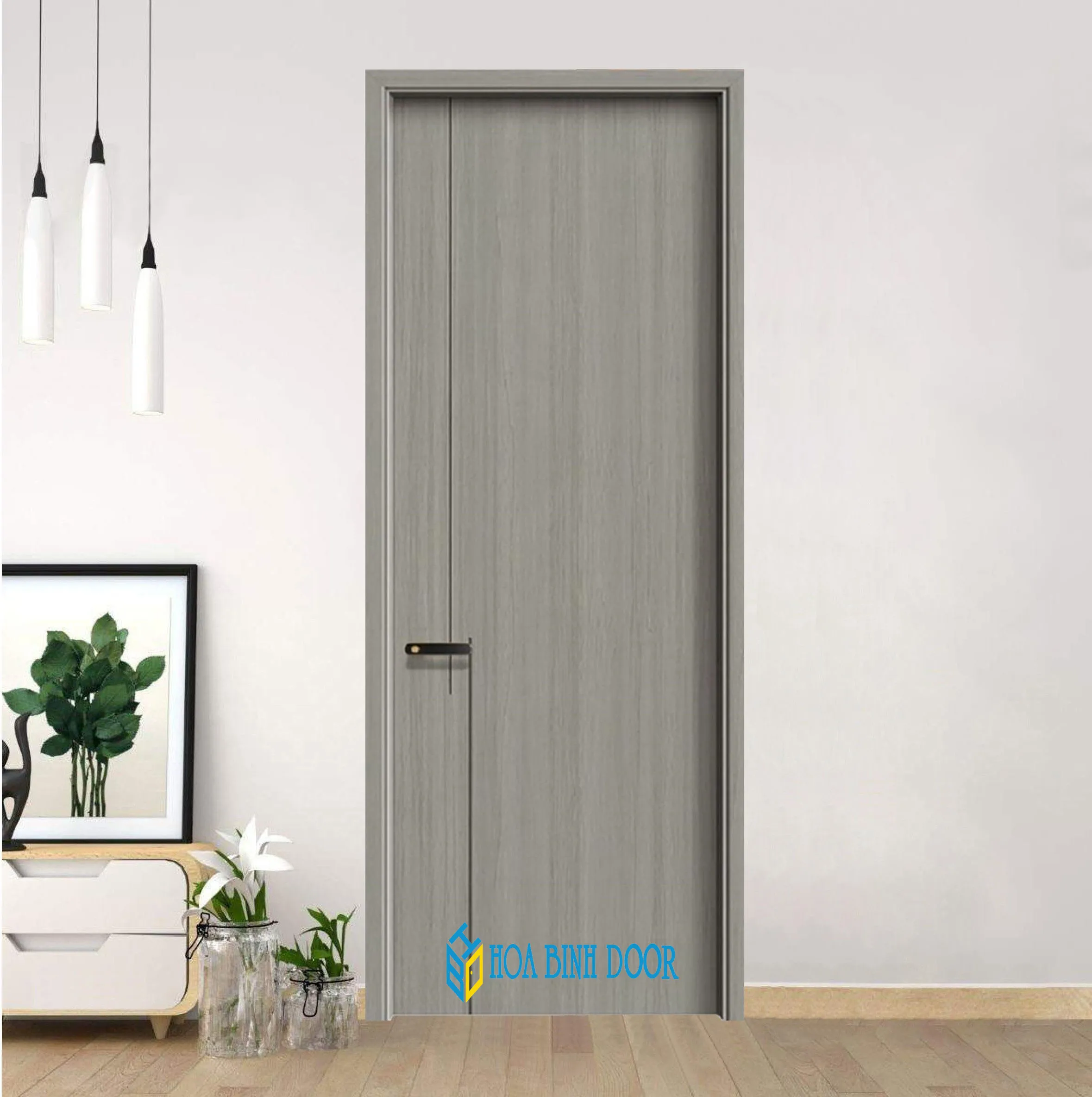 Cửa gỗ Carbon 8018 Normon chính hãng sang trọng bền đẹp