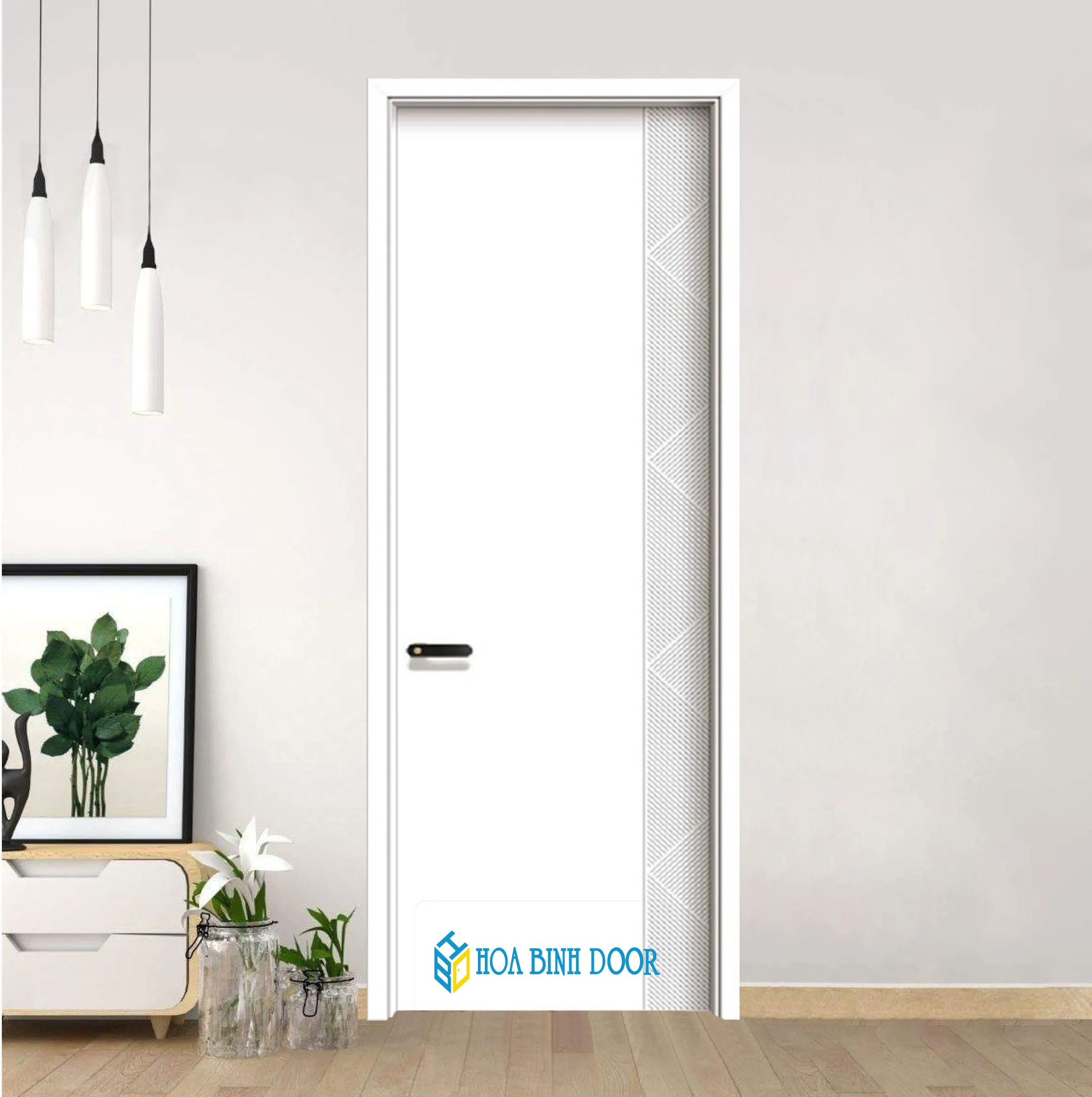 Cửa Gỗ Carbon 3003 Pearl White Chất Lượng Bền Đẹp Giá Tốt