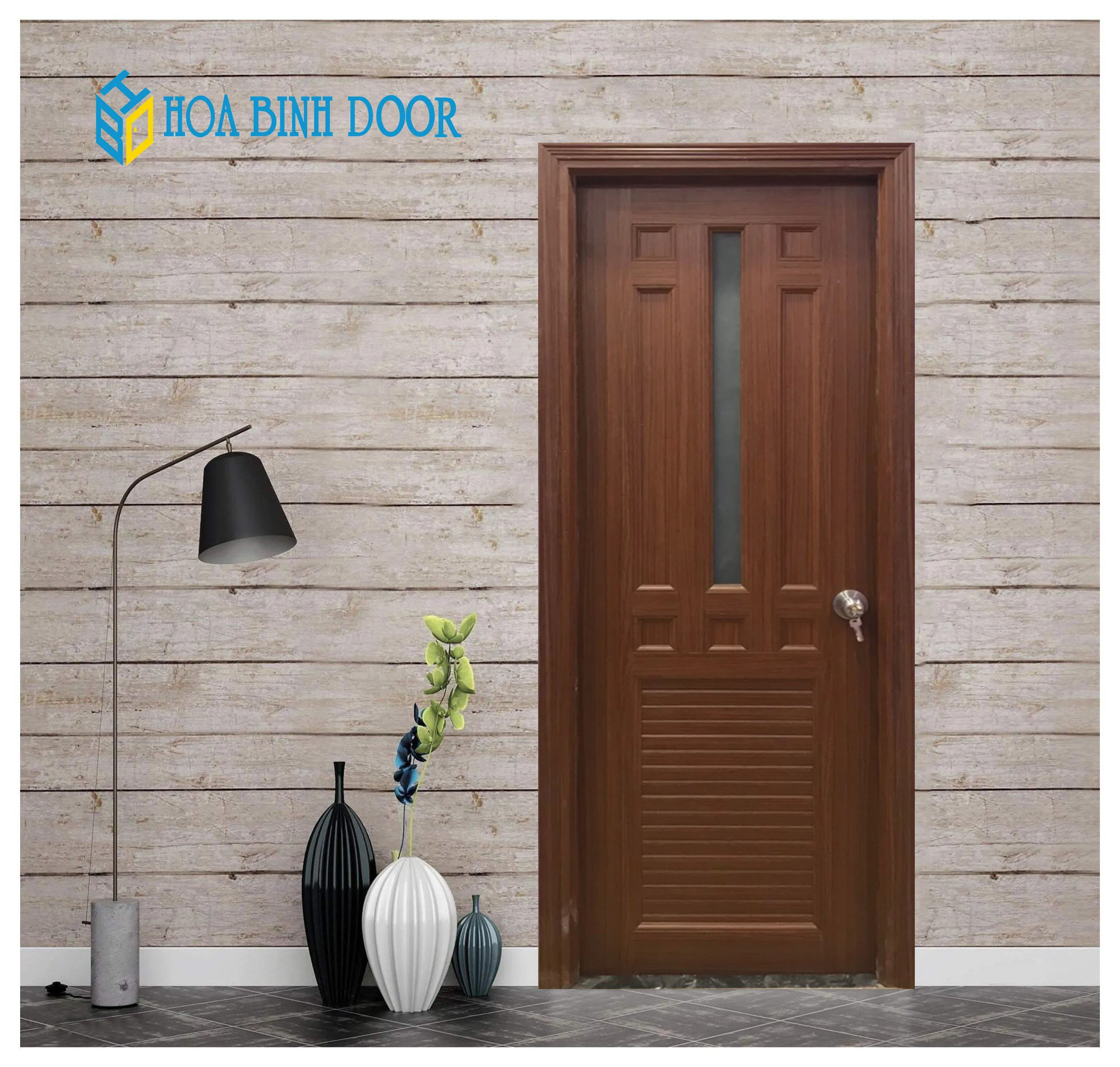 Cửa nhựa Đài Loan HB.YY-83 bền đẹp giá tốt lắp đặt nhanh