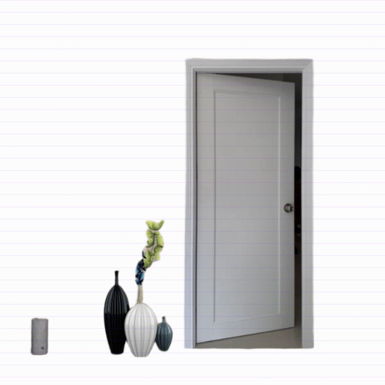 Cửa nhựa Đài Loan cao cấp HB.YW-80V bền đẹp giá tốt 