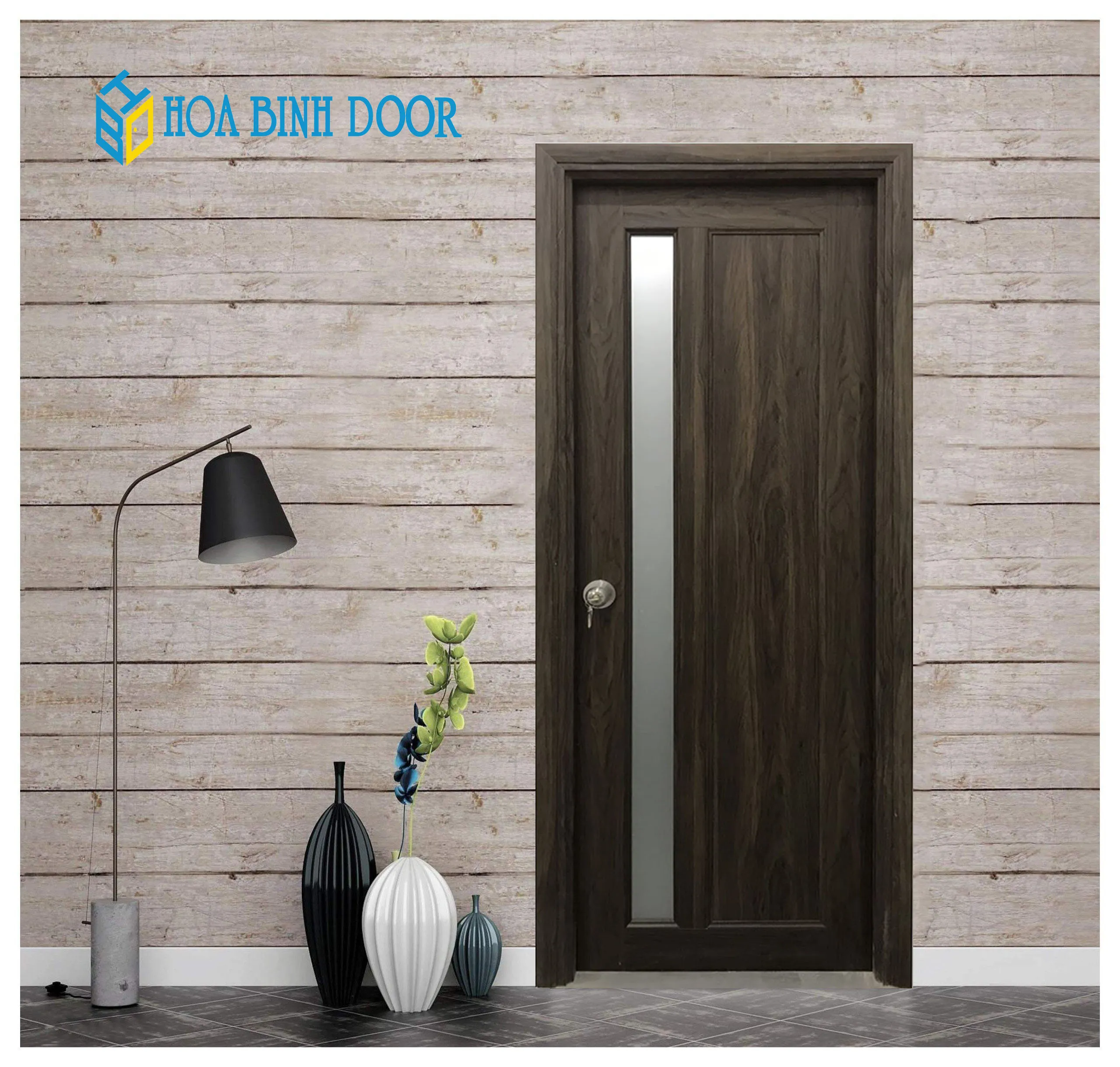 Cửa nhựa Đài Loan HB.YK-13 bền đẹp giá tốt bảo hành lâu