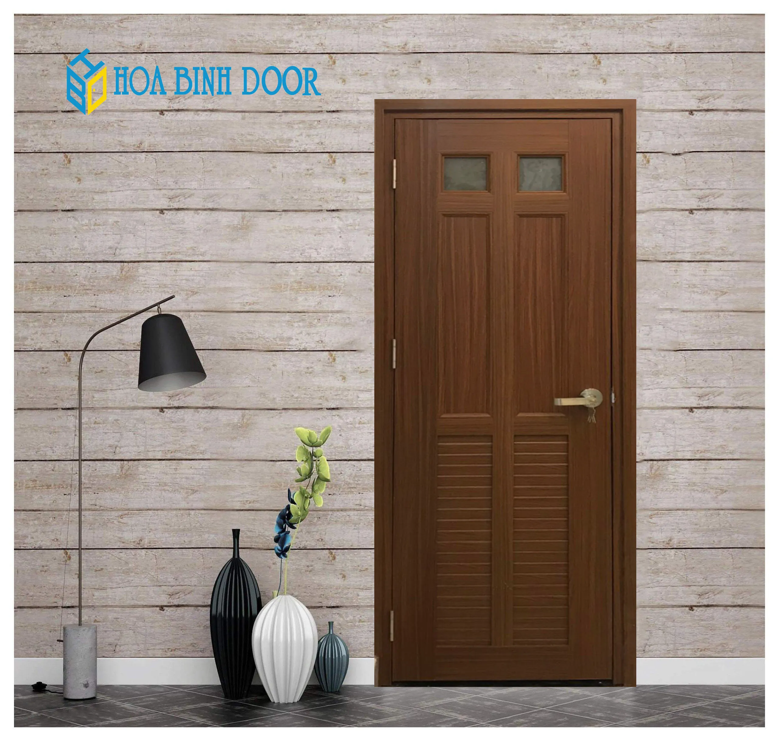 Cửa nhựa Đài Loan HB.YF-46 bền đẹp, giá tốt, lắp dễ