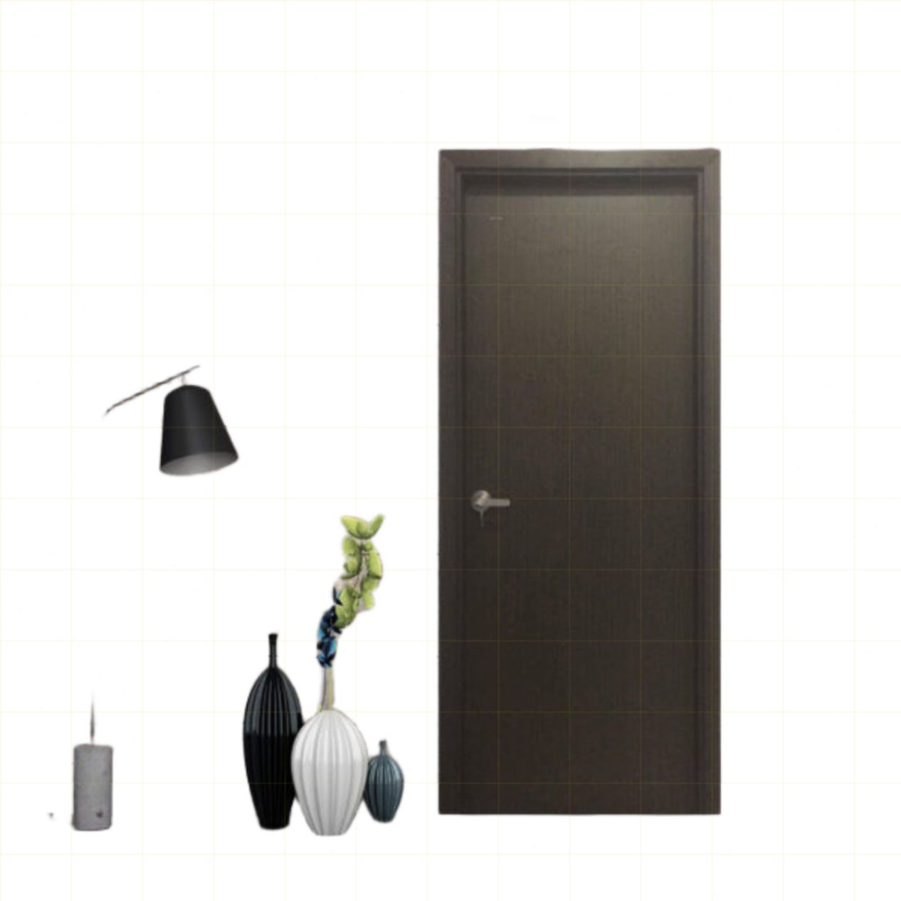 Cửa nhựa ABS Hàn Quốc HB.101-U6405 chất lượng cao giá tốt 