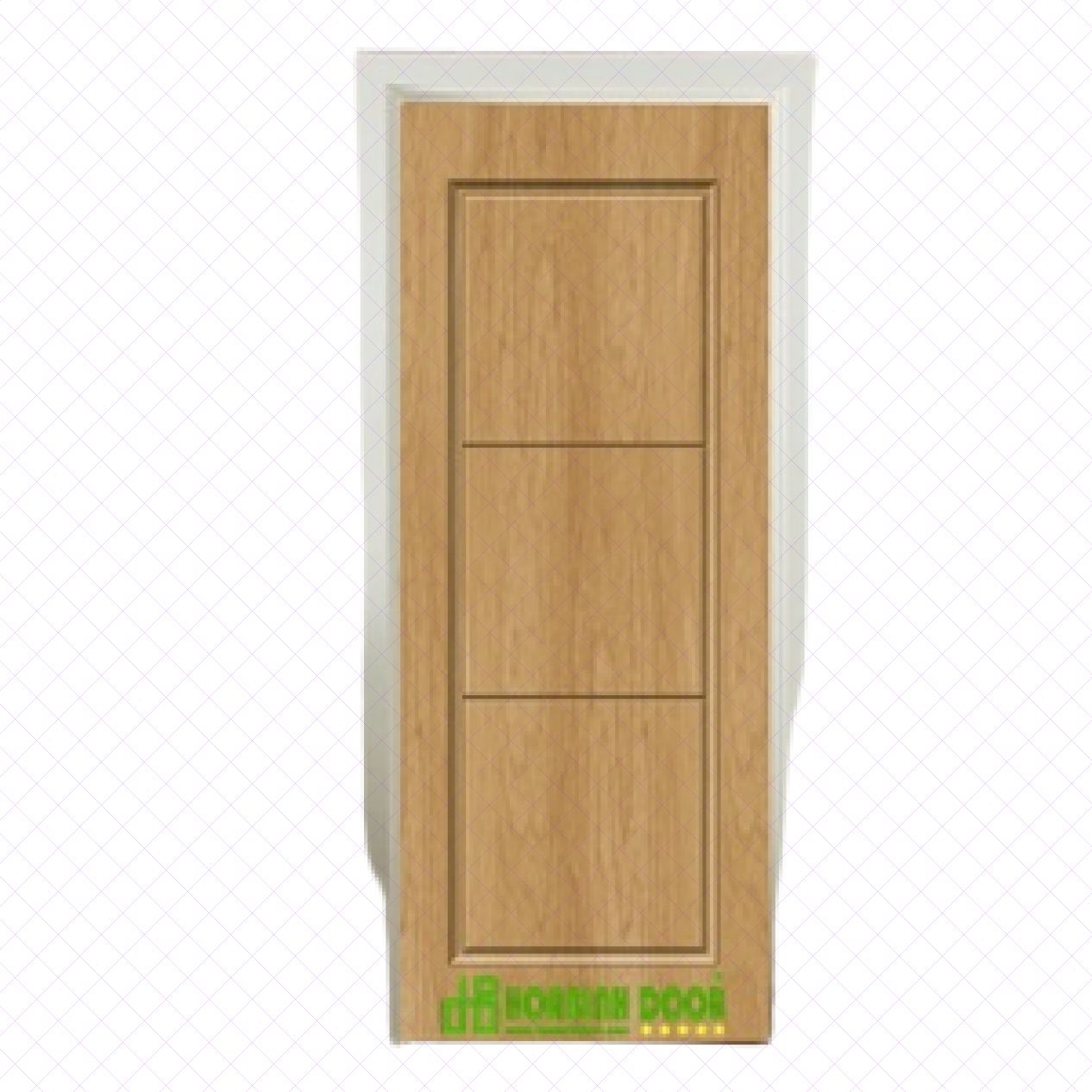 Cửa nhựa giả gỗ Sung Yu LX-187 bền đẹp, chống ẩm tốt 