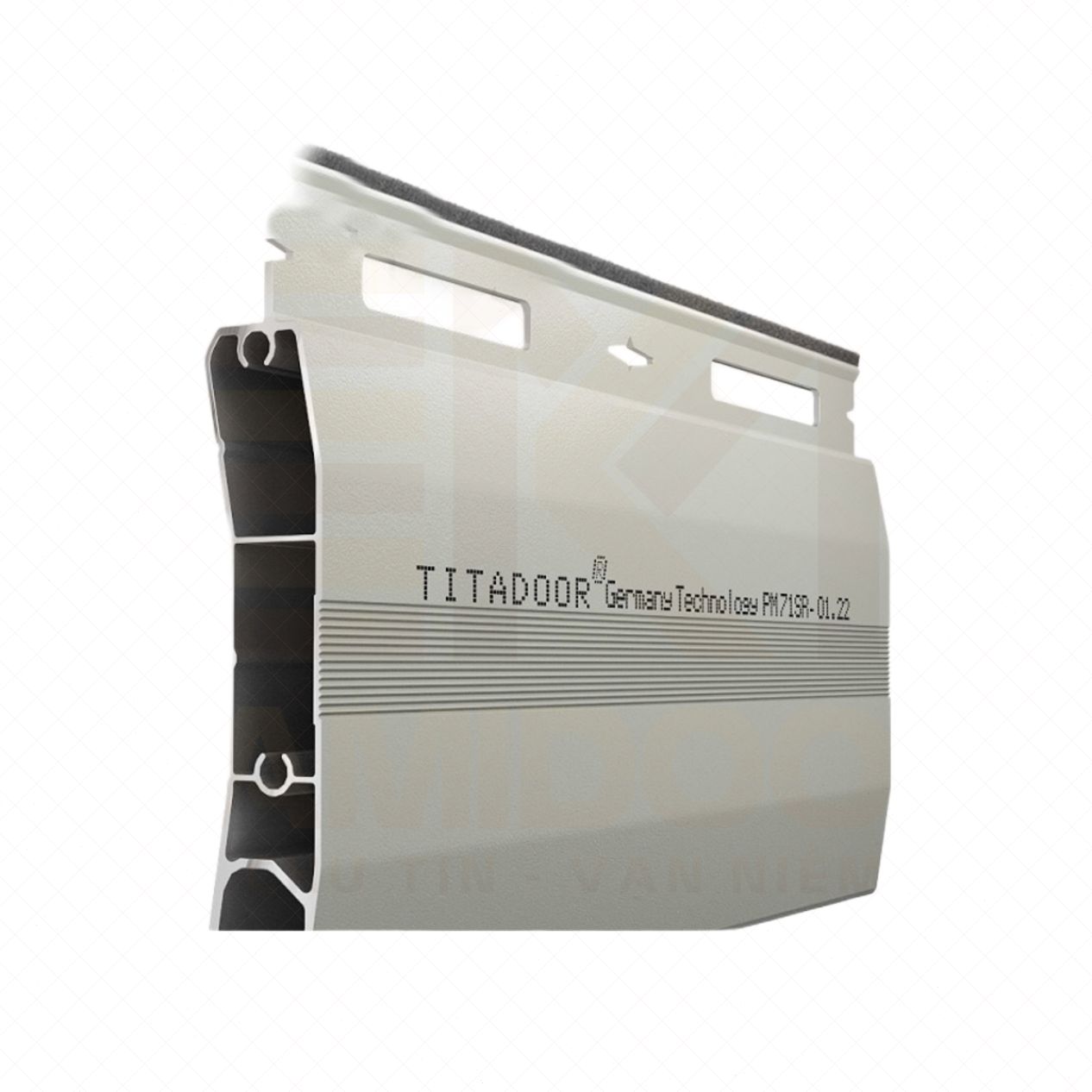 Cửa cuốn Titadoor PM-71SR bền bỉ an toàn giá tốt lắp đặt nhanh 