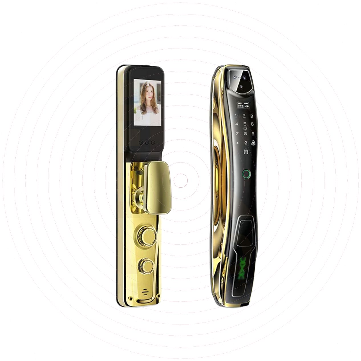 Khóa Hubert HB CG68 GOLD an toàn bền bỉ sang trọng chính hãng 