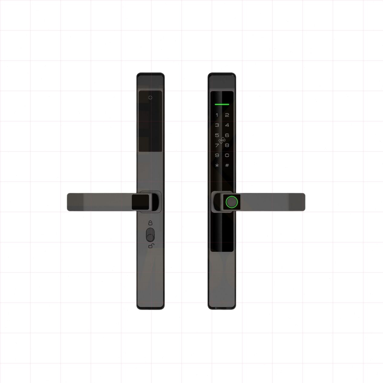 Khóa Hubert HB CN39STYLE BBLACK bền chắc bảo vệ an toàn 
