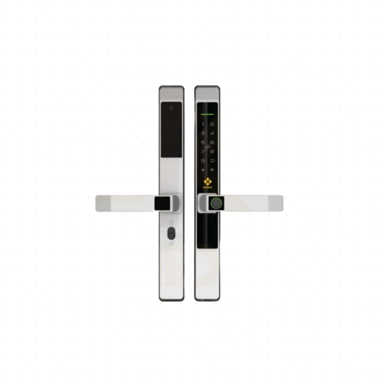Khóa Hubert HB CN39 bạc xám chống trộm siêu bền giá tốt 